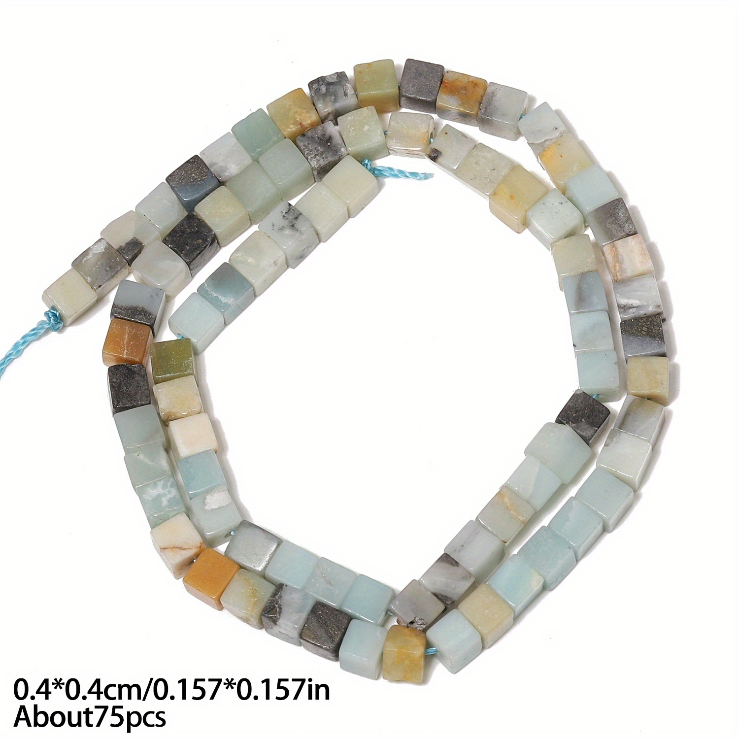 Natural Stone Cube Beads for DIY Jewelry Making